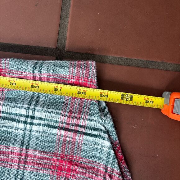 Northern Reflections Wool Flannel Shirt Vintage Red Green VTG 70's 80's USA - Picture 5 of 5